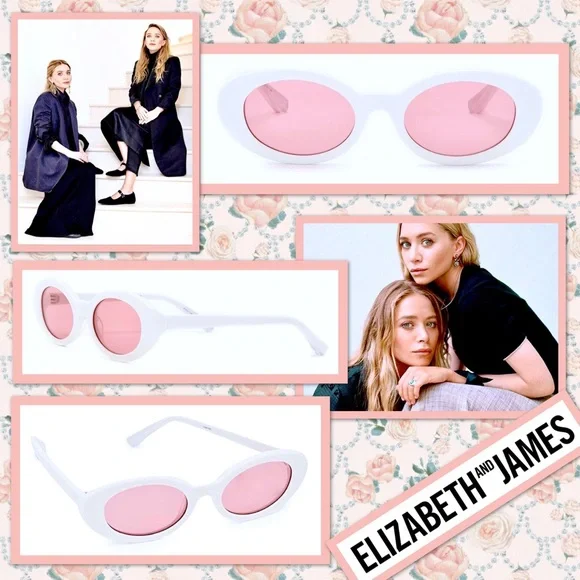 ELIZABETH AND JAMES “MCKINLEY” SUNGLASSES WHITE Elizabeth and James White McKinley Sunglasses – STORE242 main image 4